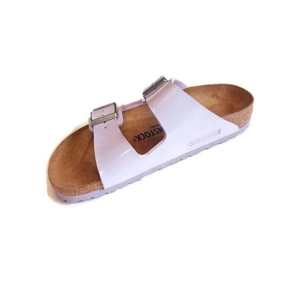 Birkenstock Arizona Birko-Flor Sandals Womens Size 5 - 5.5 NARROW Fit Purple Fog - Picture 4 of 9